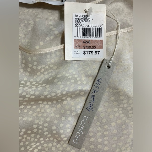 Bamford Cream Silk Kaftan - Picture 7 of 7